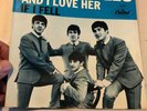 The Beatles And I Love Her If I Fell Original PS Picture Sleeve Only 45 NM-