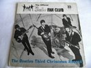 THE BEATLES   THE BEATLES THIRD CHRISTMAS RECORD ** 1965 FAN CLUB FLEXI