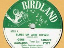 MODERN JAZZ 78 : GENE AMMONS & SONNY STITT ON BIRDLAND 6005 IN E CONDITION