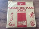 WINNIE THE POOH SONGS. THREE 7” SHELLAC 78 RPM RECORDS. A A MILNE RARE