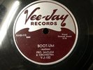 PRO McCLAM & The Spaniels DOO WOP 78 Boot-Um / Policy Blues on VeeJay Label VG++