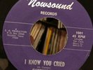 SHERWOODS 45 I Know You Cried MONSTER TEXAS GARAGE PUNKER on NOWSOUND