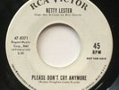 KETTY LESTER   PLEASE DONT CRY ANYMORE   EX COND. NORTHERN SOUL