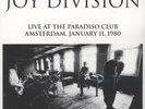 LVY516C JOY DIVISION  LIVE AT THE PARADISO CLUB AMSTERDAM 1980 white vinyl lp
