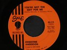 ERNESTINE ANDERSON: I Pity The Fool / You're Not The Guy For Me 45 (2 great sid