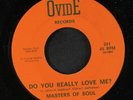 MASTERS OF SOUL: Do You Really Love Me 45 rare Soul