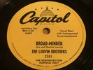 The Louvin Brothers: Broad-Minded / I Know What You're Talking About 78