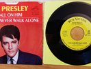 99% MINT STUNNING YELLOW LABEL PROMO Elvis Presley 