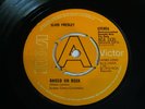 ELVIS PRESLEY (DEMO) 45. RAISED ON ROCK , Original 1973 UK RCA label 45. N' EX