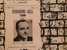 Beniamino Gigli His Last Recordings In Rio NEAR MINT Eterna Vinyl LP