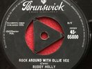 Buddy Holly Rock around Ollie Vee/ Midnight shift Brunswick records 7” 45-05800