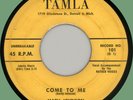 MARV JOHNSON (w/ Rayber Voices) Come to Me / Whisper 45rpm Tamla 1959