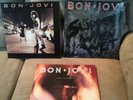Bon Jovi Vinyl Albums - Slippery When Wet, 7800 Fahrenheit, and Self Titled