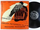 Oscar Peterson - Plays Richard Rodgers LP - Clef David Stone Martin Mono DG VG+