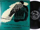 Oscar Peterson - Plays Harry Warren LP - Clef David Stone Martin Mono DG VG+