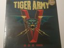 New Sealed Tiger Army V Batwing Pale Yellow Haze in Aqua Vinyl LP 300 Pressed