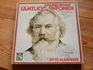 BRAHMS Sämtliche Sinfonien OTTO KLEMPERER 4 LP box EMI 153-50034/7