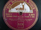 78 rpm CZECH PHIL - VACLAV TALICH dvorak slavonic dance 5 & 7  , B 8471