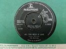 BEATLES 1967 UK 1ST PRESS ALL YOU NEED IS LOVE 'NO RECORDED DURING LIVE' TEXT