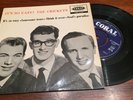 THE CRICKETS & BUDDY HOLLY / It's So Easy CORAL FEP 2014 1962 EP