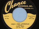 JIMMY REED and His Trio High and Lonesome Blues  CHANCE 1142 45 1953