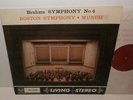 SB-2060 Brahms Symphony No.4 Boston Symphony Orchestra Charles Munch Grvd R/S