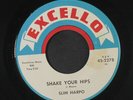 SLIM HARPO: Shake Your Hips / Midnight Blues 45 (sm tag stain ol, nice copy, hi