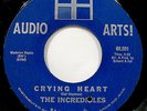 THE INCREDIBLES-Crying Heart-Rare Northern Soul 45-AUDIO ARTS  #60.001