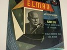 VERY RARE LXT 5113 Grieg Violin Sonatas Nos.1&3 Mischa Elman violin & Joseph A++