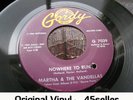 ? MARTHA REEVES & Vandellas 'Nowhere To Run' VG+ Gordy Motown Northern Soul 45