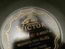 RCA Victor The Carter Family Worried Man Blues/ the Cannon-Ball 78 V-40317 Rare