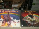 Mint Richie Blackmore,Rainbow vinyl record lot, 1975,1976 fold outs