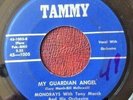DOO WOP 45 MONORAYS Tammy 1005 MY GUARDIAN ANGEL / FIVE MINUTES TO LOVE YOU