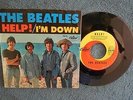 THE BEATLES  HELP   45 AND STRAIGHT EDGE PICTURE SLEEVE