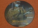 MEGADETH - So Far, So Good - 1988 Capitol PICTURE DISC Vinyl LP Thrash Metal LOT