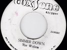 BOB MARLEY WAILERS - SIMMER DOWN b/w SUNDAY MORNING on early press COXSONE