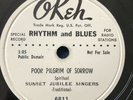 1951 PROMO R&B Sunset Jubilee Singers 