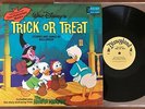 TRICK OR TREAT Stories & Songs DISNEY HALLOWEEN HAUNTED MANSION 1974 LP w/ MASKS