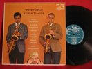 Tenors Head-On Bill Perkins Rickie Kamuca Pete Jolly MONO Liberty LP Record JAZZ