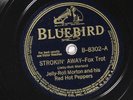 Jelly Roll Morton's Red Hot Peppers BLUEBIRD 8302 E+ PRE WAR JAZZ 78