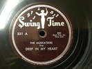 Muskateers 78 Deep In My Heart / Love Me Til Your Dying Day on SwingTime VG++/M-