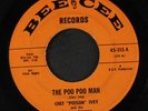 CHET 'POISON' IVEY: The Poo Poo Man / Soul Is My Game 45 Funk