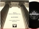 SXL 2172 WB ED1 Katchen, Brahms piano concerto #1, Monteux, London SO  2D 1D