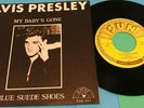 ELVIS PRESLEY My Babys Gone / Blue Suede Shoes SUN 521 Mariano 73 nm 45  / PS
