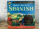Vintage 1950s LP Vinyl Records Spanish Language Course Madrigal’s Magic Key
