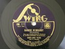 Django Reinhardt Saint-Louis Blues French 78RPM Swing 180