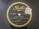 Lud Gluskin et son Jazz Felix the Cat Vertical Cut Pathe 8586 EX+