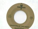 MANHUNTER Warriors of the Night 45 RECORD RARE PRIVATE 80s HARD ROCK AOR METAL