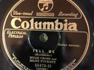 Columbia 15478D Hugh Cross & Riley Puckett TELL ME/Smiles   78 rpm E+ Country
