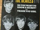 OG  The Beatles 45 Picture Sleeve DO YOU WANT TO KNOW A SECRET Vee Jay VJ-587